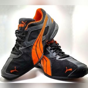 Puma black driving shoe